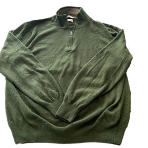 CAMICISSIMA Cashmere blend quarter zip Italian sweater